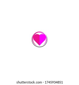 Love logo icon illustration template