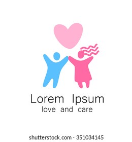 Love - logo and icon template.