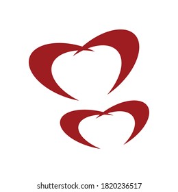 Love logo icon vector design illustration