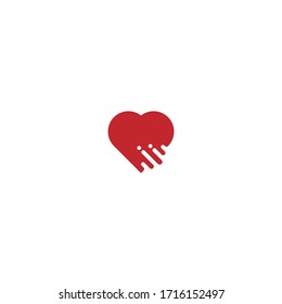 Love logo icon vector illustration