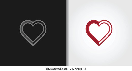 love logo set vector symbol