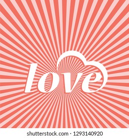 Love logo sign