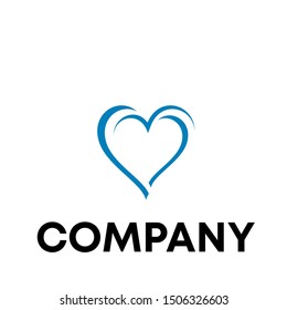 love logo sign vector . dating template . heart shape icon