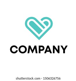 love logo sign vector . dating template . heart shape icon
