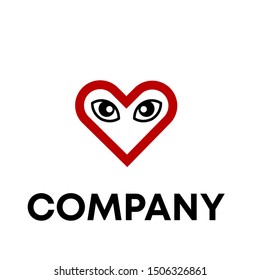 love logo sign vector . dating template . heart shape icon