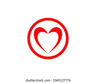 Love Logo and symbols Vector Template icons app
