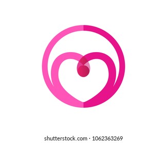 Love Logo and symbols Vector Template icons app

