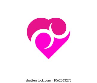 Love Logo and symbols Vector Template icons app