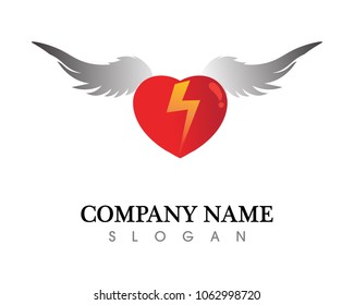 Love Logo and symbols Vector Template icons app