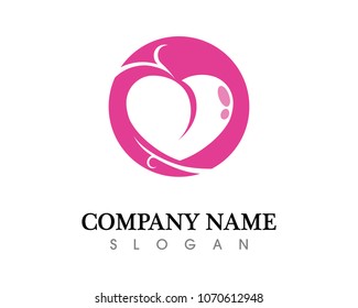 Love Logo and symbols Vector Template icons app