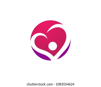 Love Logo and symbols Vector Template icons app
