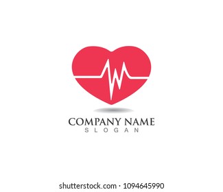 Love Logo and symbols Vector Template icons app
