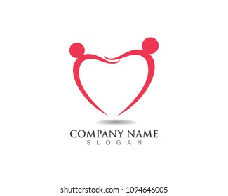 Love Logo and symbols Vector Template icons app
