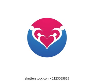 Love Logo and symbols Vector Template icons app