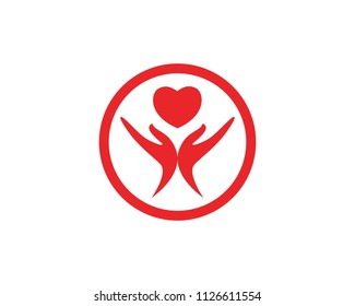 Love Logo and symbols Vector Template icons
