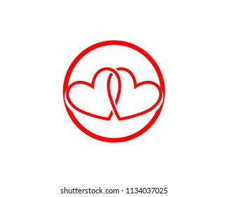 Love Logo and symbols Vector Template icons