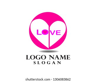 Love Logo and symbols Vector Template icons app