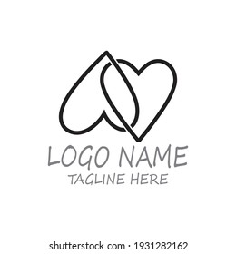 Love Logo and symbols Vector Template icons app