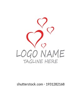 Love Logo and symbols Vector Template icons app