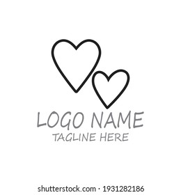 Love Logo and symbols Vector Template icons app