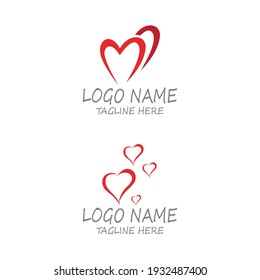 Love Logo and symbols Vector Template icons app