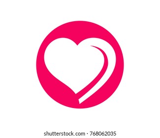 Love Logo and symbols Vector Template icons app
