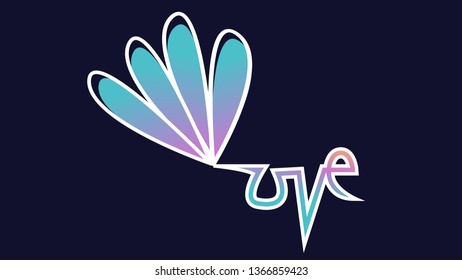 love logo and template vector