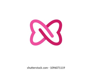Love Logo Template Vector Icon Illustration Design