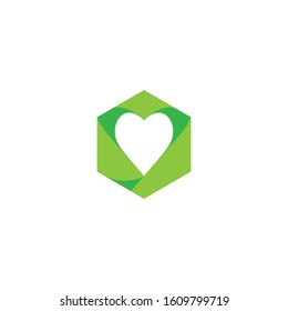 Love  Logo Template vector symbol nature