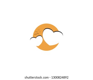 Love Logo and valentine day symbols Vector Template icons app

