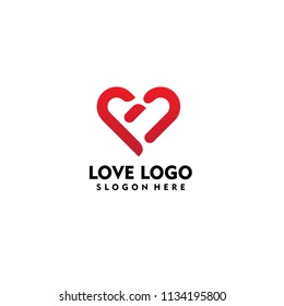 Love Logo Vector Stock Vector (Royalty Free) 1134195800 | Shutterstock