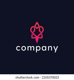 love logo vector design icon modern. love booster logo vector design icon modern. rocket logo vector design icon modern. love rocket logo vector design icon modern.