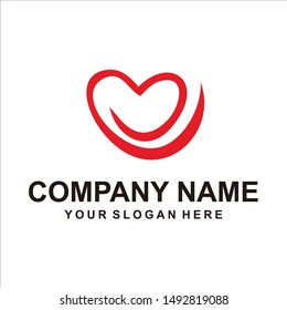 love logo vector heart design