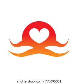 love logo vector, heart icon