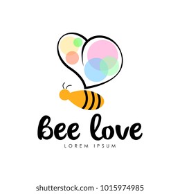Love logo vector. Heart shape logo. Abstract heart logo vector.