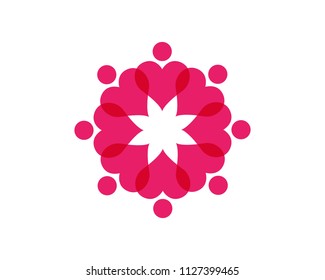 Love Logo Vector icon 