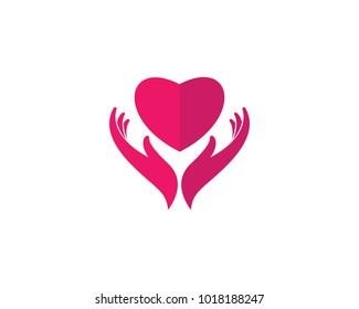 Love Logo Vector icon illustration designTemplate