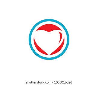 Love Logo Vector icon illustration designTemplate
