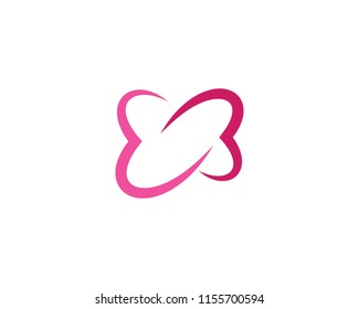 Love Logo Vector icon illustration design Template
