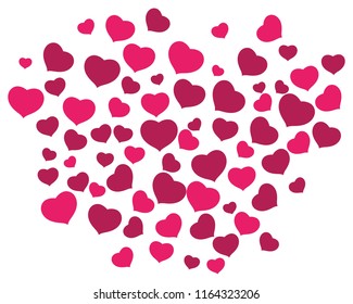 Love Logo Vector icon illustration design Template