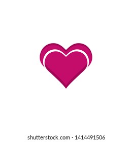 Love Logo Vector icon illustration design Template