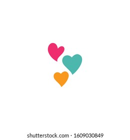 Love Logo Vector icon illustration design Template