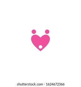 Love Logo Vector icon illustration design Template