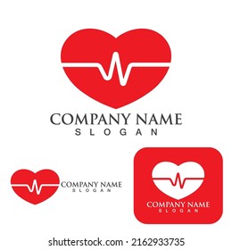  Plantilla de diseño de ilustración de icono del logotipo de amor
