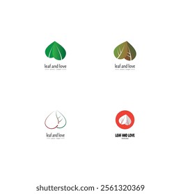  Love logo Vector icon illustration design Template