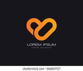 Love Logo Vector Illustration