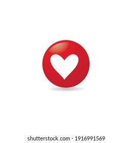 Love logo vector illustration design