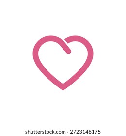 Love Logo, Vektorgrafik, flache Designvorlage