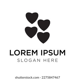 love logo vector illustration isolated on white background