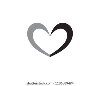 Love logo vector illustrations